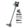Concept VP6045 - Aspirateur balai et à main 2 en 1 ICONIC SUCTION PRO 450W/29,6V 2500 mAh bleu