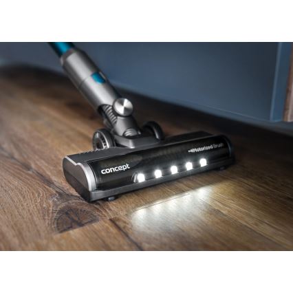Concept VP6045 - Aspirateur balai et à main 2 en 1 ICONIC SUCTION PRO 450W/29,6V 2500 mAh bleu