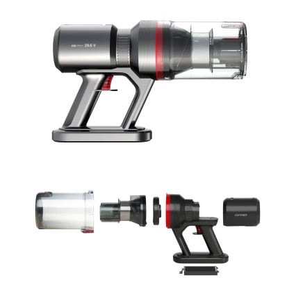 Concept VP6150 - Aspirateur balai 3 en 1 ULTIMATE UV POWER 500W/29,6V 2200 mAh noir