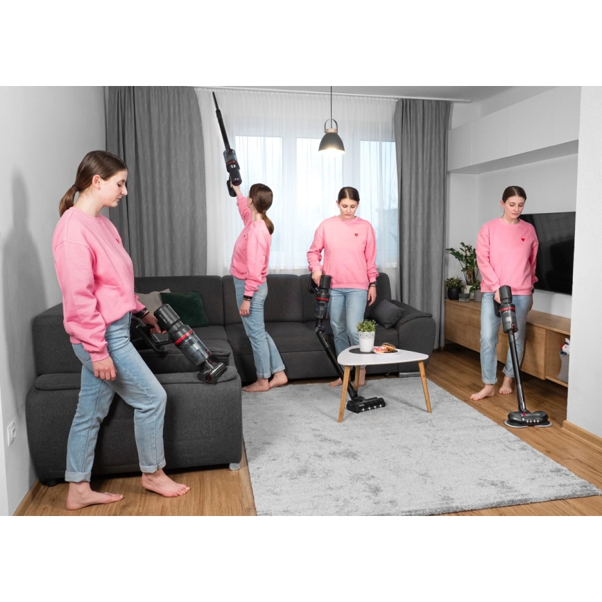 Concept VP6260 - Aspirateur balai 4-en-1 ULTIMATE PRO+ 500W/29,6V 2200 mAh noir