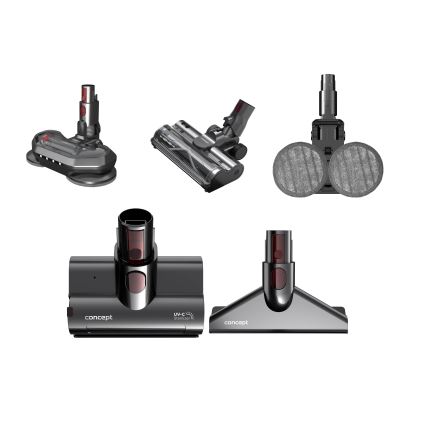 Concept VP6260 - Aspirateur balai 4-en-1 ULTIMATE PRO+ 500W/29,6V 2200 mAh noir