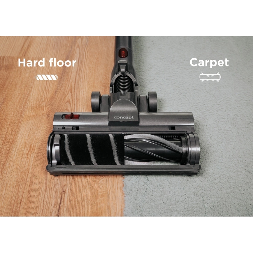 Concept VP6310 - Aspirateur balai 3 en 1 ULTIMATE COMPLETE LIGHT 420W/25,9V 2200 mAh noir