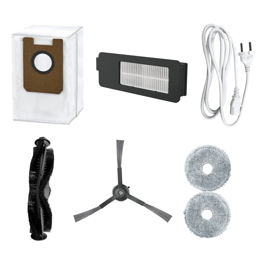 Concept VR4050 - Aspirateur robot intelligent 2 en 1 avec fonction serpillière OPTIMUS AQUA PRO LASER 3D 600W/230V 5200 mAh Wi-Fi blanc