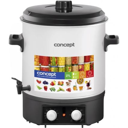 Concept ZH0030 - Distributeur de boissons chaudes 27 l 2000W/230V blanc/noir