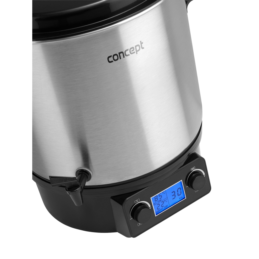 Concept ZH0040 - Distributeur de boissons chaudes 27 l 2000W/230V acier inoxydable/noir