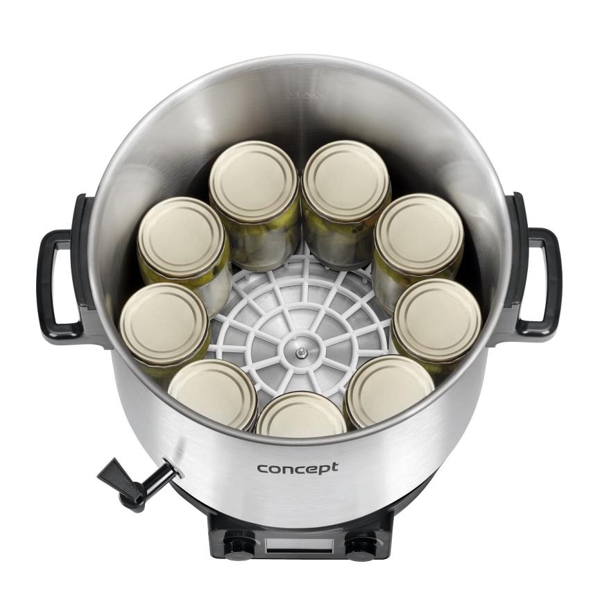 Concept ZH0040 - Distributeur de boissons chaudes 27 l 2000W/230V acier inoxydable/noir