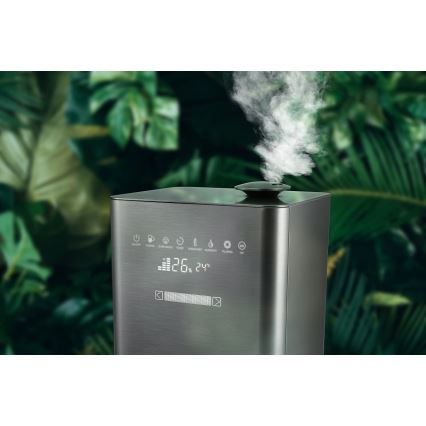 Concept ZV2021-  Humidificateur d'air avec diffuseur d'arômes PERFECT AIR SMART 4,6 l 110W/230V Wi-Fi anthracite + télécommande