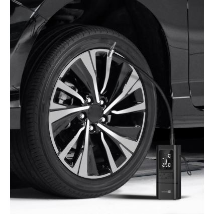 CONNECT IT CFF-4500-BK - Compresseur numérique de poche AirFlow 80W/6000 mAh noir