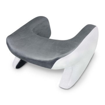 CONNECT IT CFH-1020-GY - Coussin anatomique ErgoWork pour la lecture et le travail gris/blanc