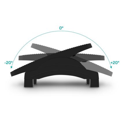 CONNECT IT CFH-4105-BK - Repose-pieds réglable noir
