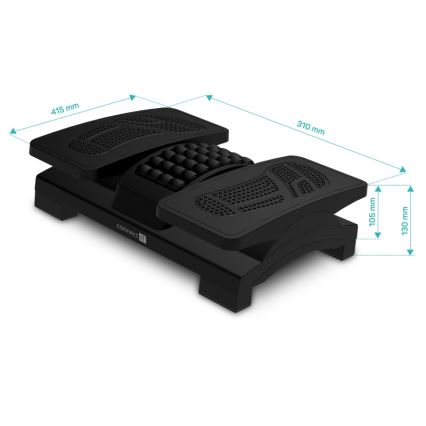 CONNECT IT CFH-4105-BK - Repose-pieds réglable noir