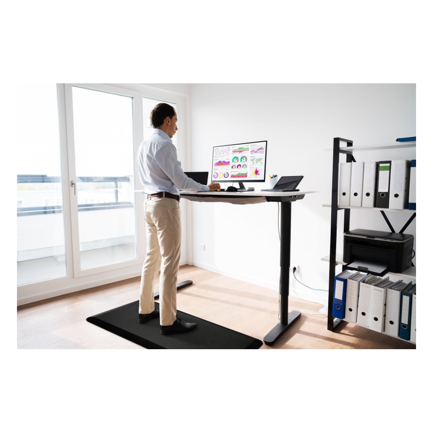 CONNECT IT CFH-4200-BK - Tapis de pied anti-fatigue noir