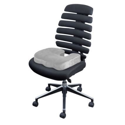 CONNECT IT CFH-5290-GY - Coussin de chaise ergonomique gris