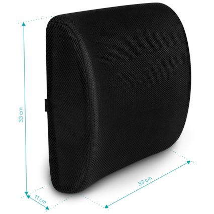 CONNECT IT CFH-5300-BK - Soutien lombaire pour chaise noir