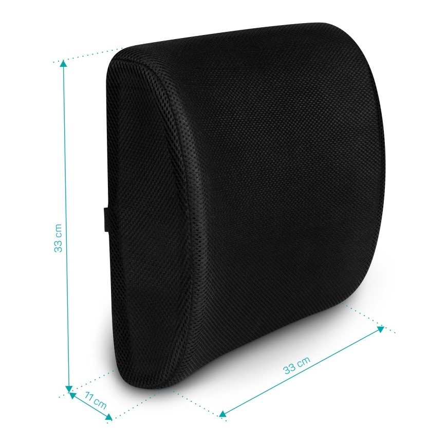 CONNECT IT CFH-5300-BK - Soutien lombaire pour chaise noir