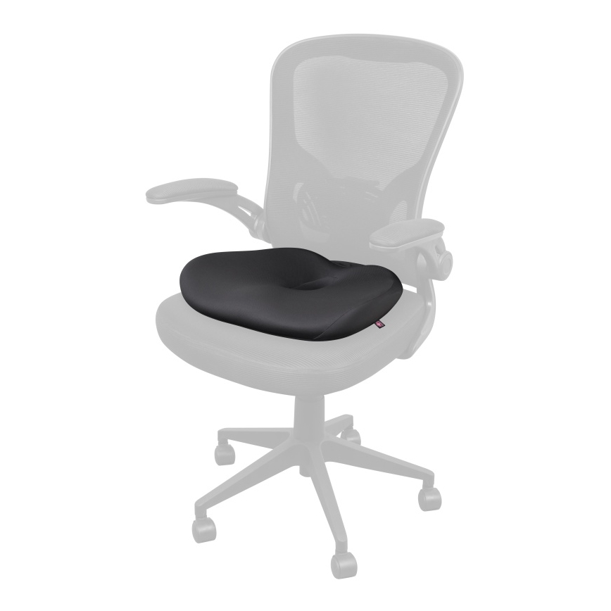 CONNECT IT CFH-5501-GY - Coussin de chaise ergonomique anthracite
