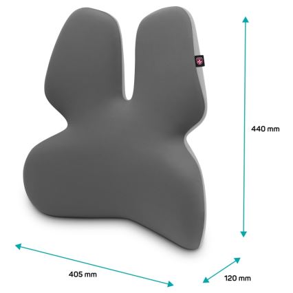 CONNECT IT CFH-5902-GY - Soutien lombaire pour chaise gris