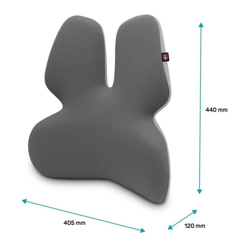 CONNECT IT CFH-5902-GY - Soutien lombaire pour chaise gris