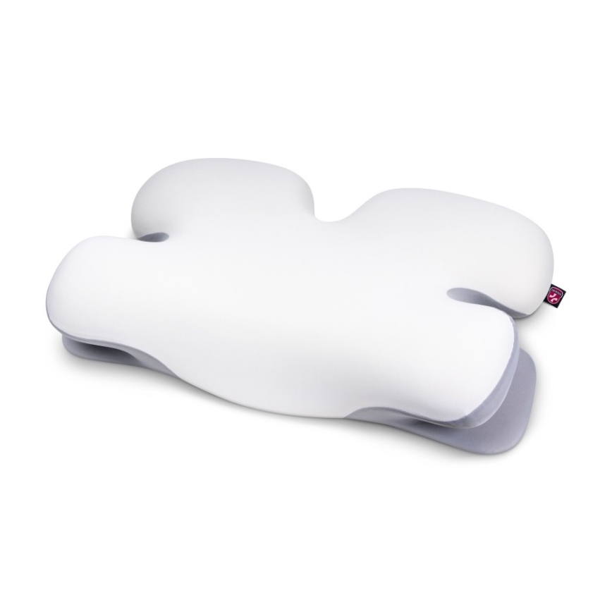 CONNECT IT CFH-6030-WH - Oreiller anatomique Virgo blanc/gris