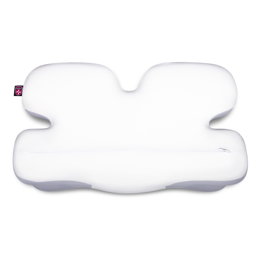 CONNECT IT CFH-6030-WH - Oreiller anatomique Virgo blanc/gris