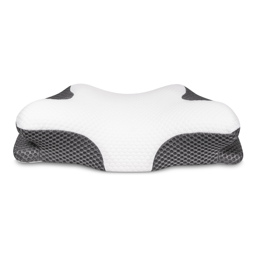 CONNECT IT CFH-6031-WH - Oreiller anatomique Lyra blanc/gris
