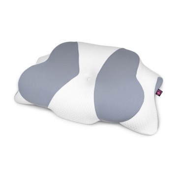 CONNECT IT CFH-6032-WH - Oreiller anatomique Gemini blanc/gris