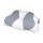 CONNECT IT CFH-6032-WH - Oreiller anatomique Gemini blanc/gris