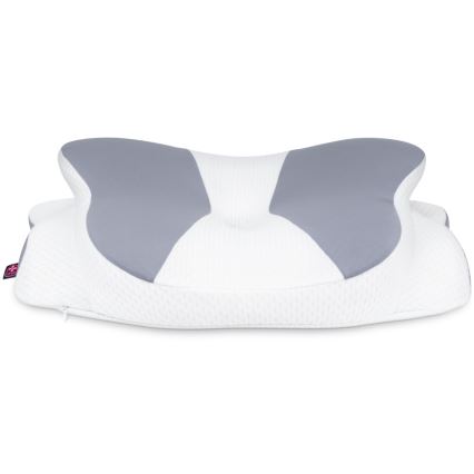 CONNECT IT CFH-6032-WH - Oreiller anatomique Gemini blanc/gris