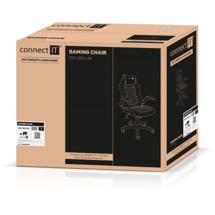 CONNECT IT CGC-0600-BK - Fauteuil de jeu Matrix Pro noir
