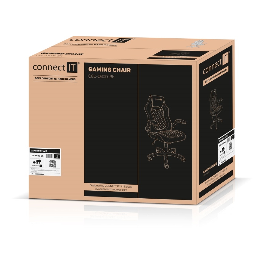 CONNECT IT CGC-0600-BK - Fauteuil de jeu Matrix Pro noir