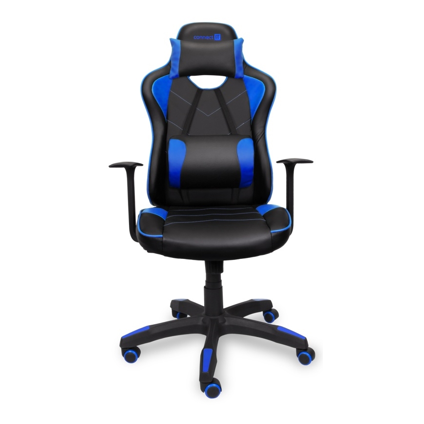 CONNECT IT CGC-0700-BL - Chaise gaming LeMans Pro noir/bleu