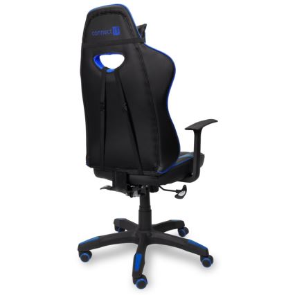 CONNECT IT CGC-0700-BL - Chaise gaming LeMans Pro noir/bleu
