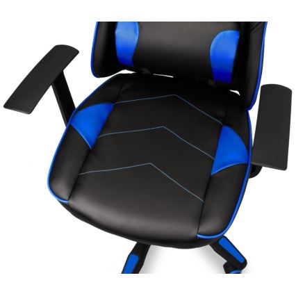 CONNECT IT CGC-0700-BL - Chaise gaming LeMans Pro noir/bleu