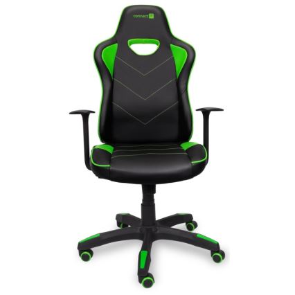 CONNECT IT CGC-0700-GR - Chaise gaming LeMans Pro noir/vert