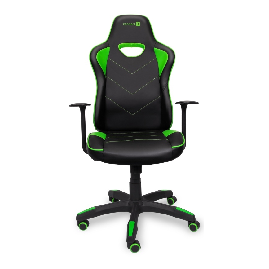 CONNECT IT CGC-0700-GR - Chaise gaming LeMans Pro noir/vert