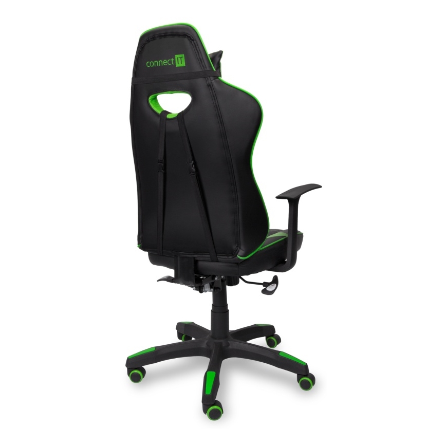 CONNECT IT CGC-0700-GR - Chaise gaming LeMans Pro noir/vert