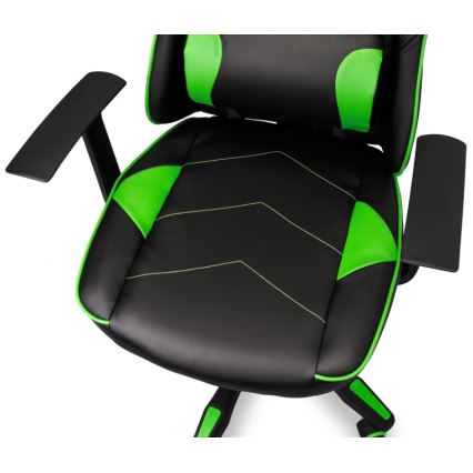 CONNECT IT CGC-0700-GR - Chaise gaming LeMans Pro noir/vert