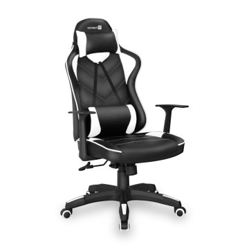 CONNECT IT CGC-0700-WH - Chaise gaming LeMans Pro noir/blanc
