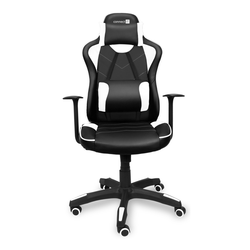 CONNECT IT CGC-0700-WH - Chaise gaming LeMans Pro noir/blanc