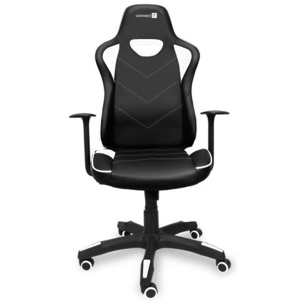 CONNECT IT CGC-0700-WH - Chaise gaming LeMans Pro noir/blanc