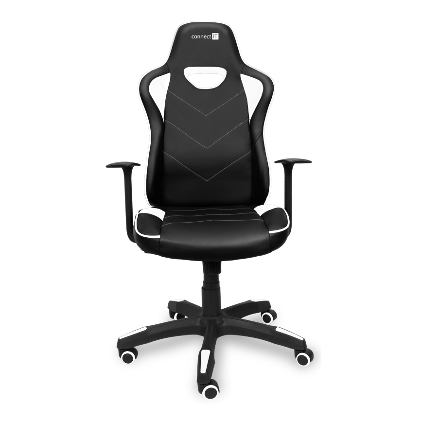 CONNECT IT CGC-0700-WH - Chaise gaming LeMans Pro noir/blanc