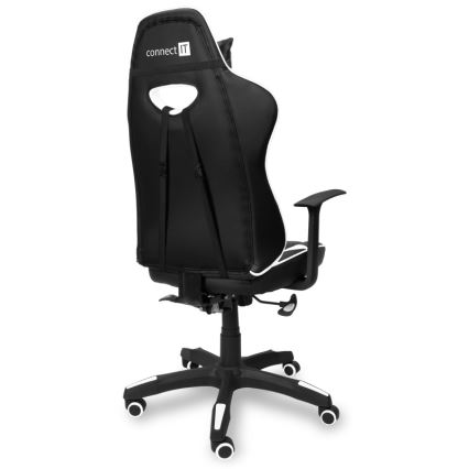 CONNECT IT CGC-0700-WH - Chaise gaming LeMans Pro noir/blanc