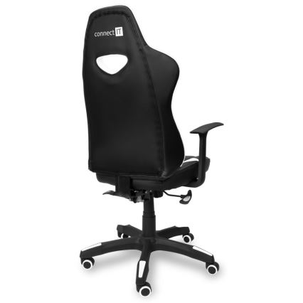 CONNECT IT CGC-0700-WH - Chaise gaming LeMans Pro noir/blanc