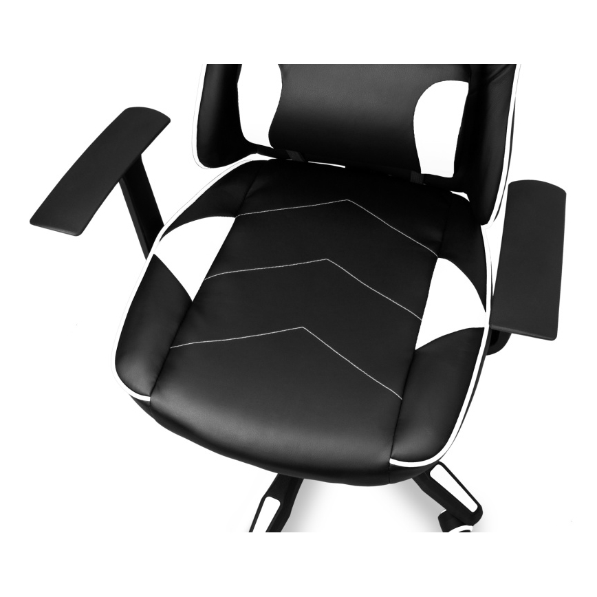 CONNECT IT CGC-0700-WH - Chaise gaming LeMans Pro noir/blanc