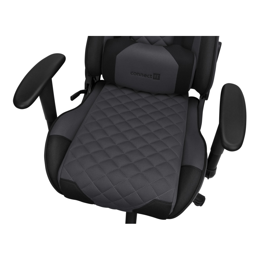 CONNECT IT CGC-1200-GY - Fauteuil de jeu Monaco Pro gris/noir