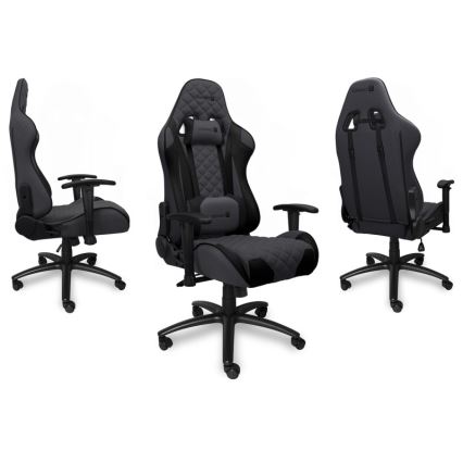 CONNECT IT CGC-1200-GY - Fauteuil de jeu Monaco Pro gris/noir