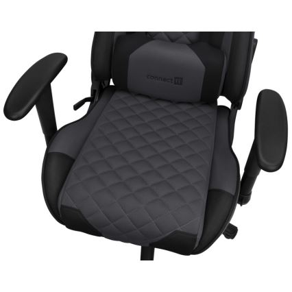 CONNECT IT CGC-1200-GY - Siège gaming Monaco Pro gris/noir
