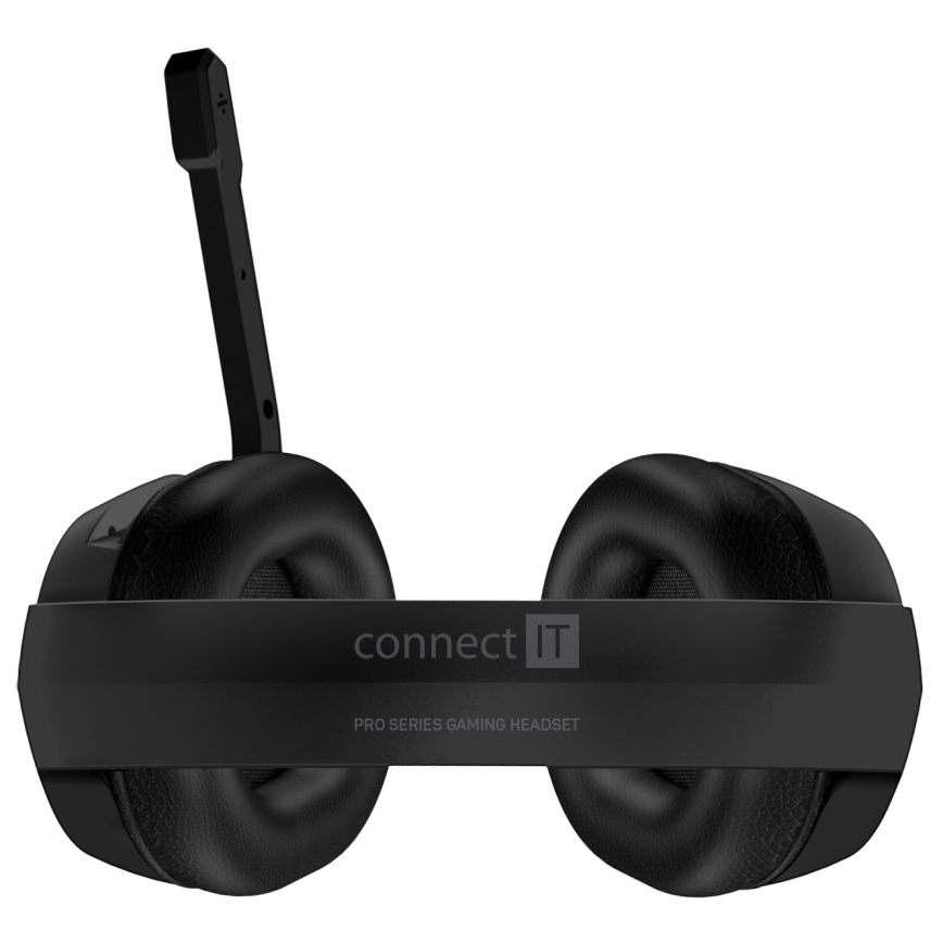 CONNECT IT CHP-3595-BK - Casque gaming filaire LED RGB avec un micro noir