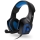 CONNECT IT CHP-5500-BL - Casque gaming filaire LED avec un micro noir/bleu