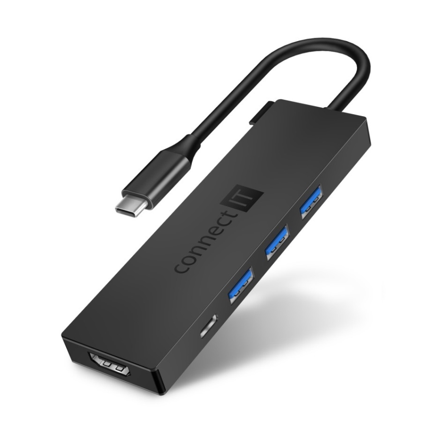 CONNECT IT CHU-8010-AN - Hub USB-C 5en1